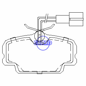 MERCEDES-BENZ 190D 190E BMW 318i 325e Pastilha de freio FMSI:7181-D278 7324-D278 OEM:0014201020 FDB303 FDB320 TRW:GDB406 GDB434 WVA:20748 20749 20890 20891, F278